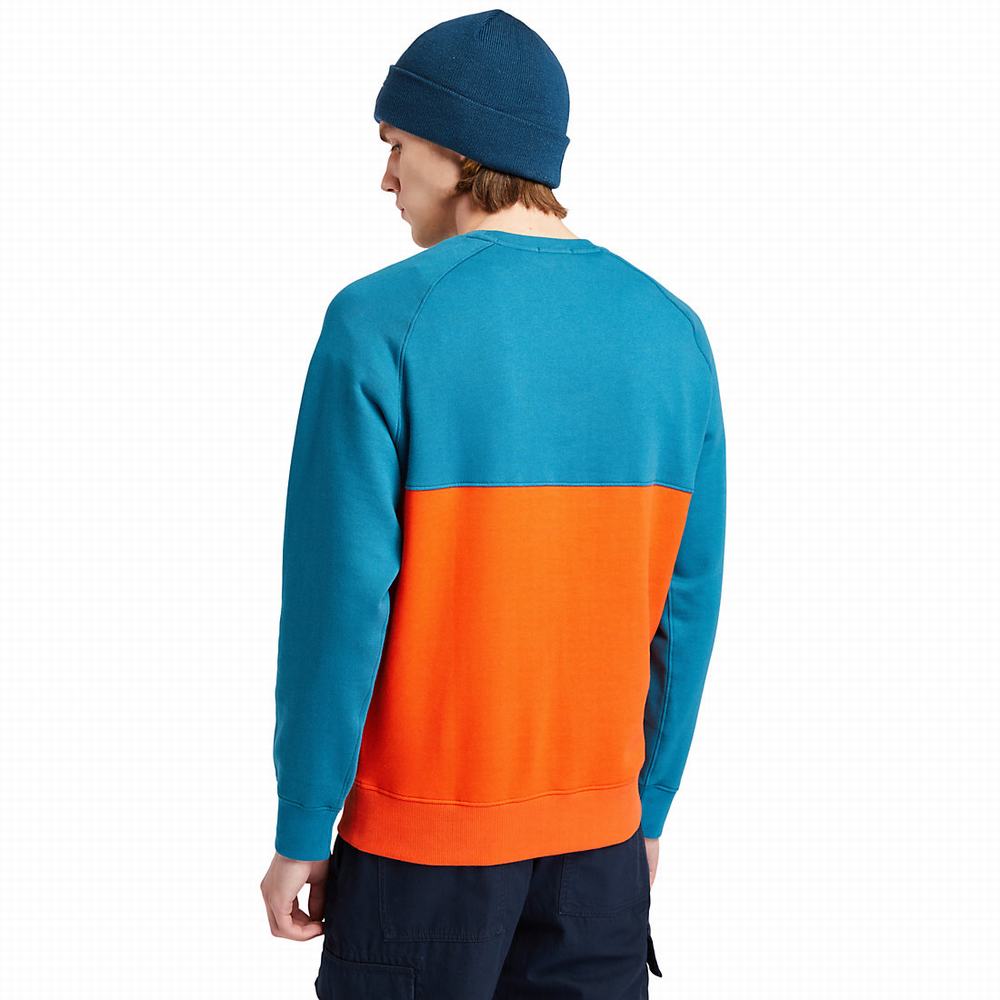 Timberland Cut-and-sew Tişörtü Erkek Turkuaz | TR-5613A