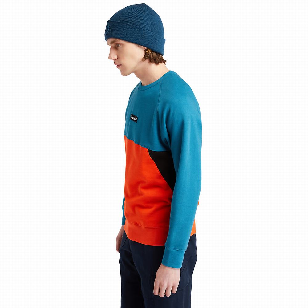 Timberland Cut-and-sew Tişörtü Erkek Turkuaz | TR-5613A
