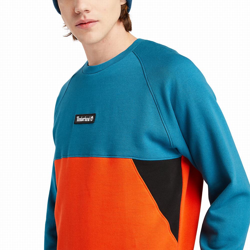 Timberland Cut-and-sew Tişörtü Erkek Turkuaz | TR-5613A
