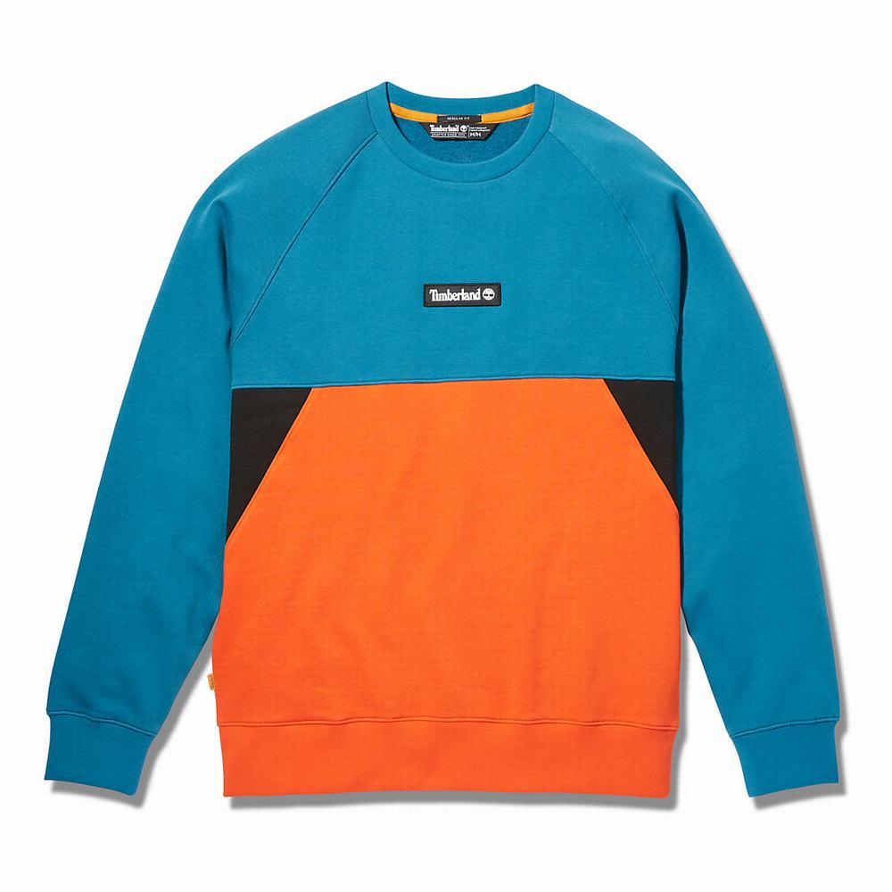 Timberland Cut-and-sew Tişörtü Erkek Turkuaz | TR-5613A