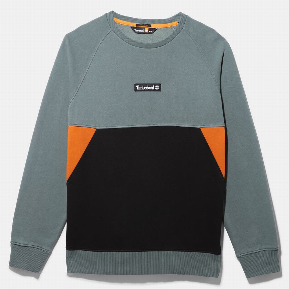 Timberland Cut-and-sew Tişörtü Erkek Yeşil | TR-9712Z