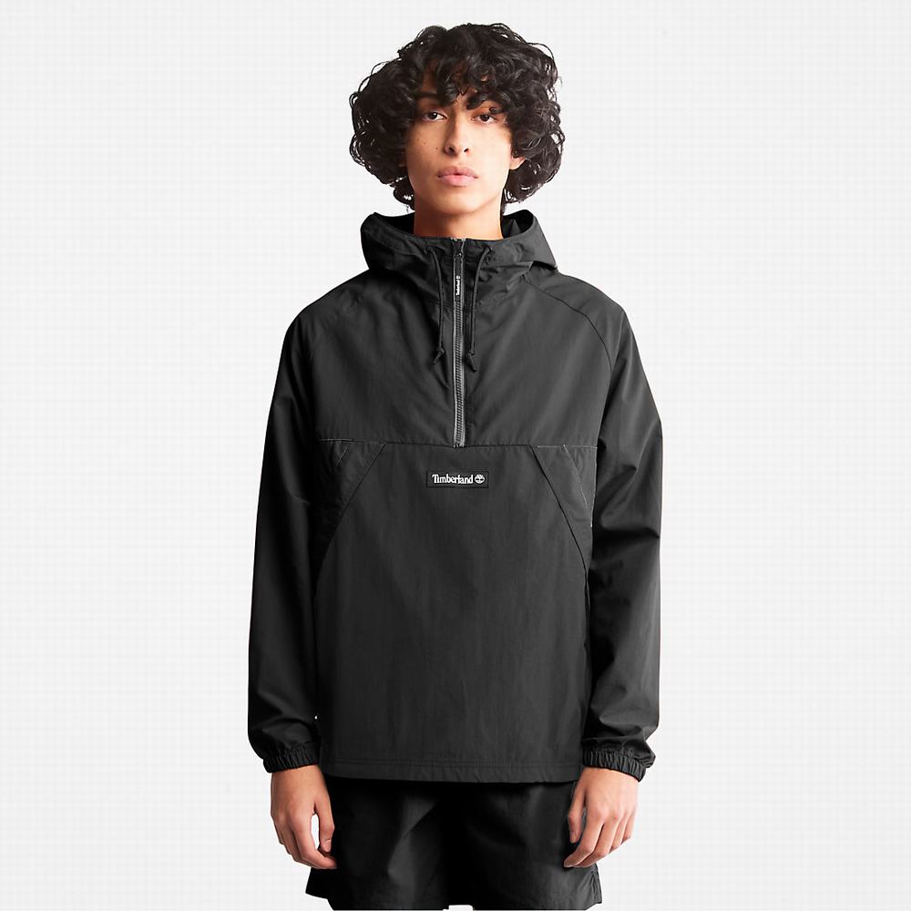 Timberland DWR Zip-Neck Windbreaker Rüzgarlık Kadın Siyah | TR-2095T