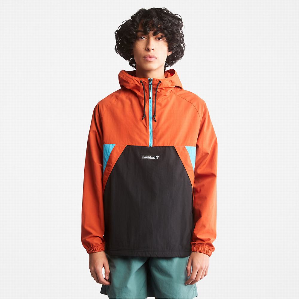 Timberland DWR Zip-Neck Windbreaker Rüzgarlık Kadın Turuncu | TR-2906Q