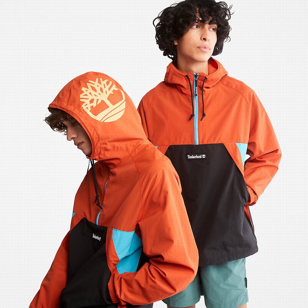 Timberland DWR Zip-Neck Windbreaker Rüzgarlık Kadın Turuncu | TR-2906Q
