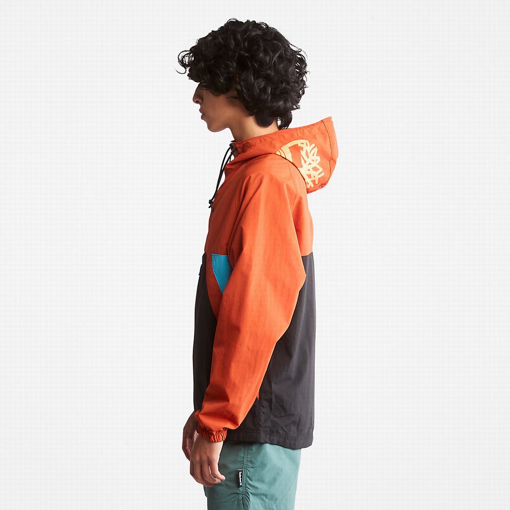Timberland DWR Zip-Neck Windbreaker Rüzgarlık Kadın Turuncu | TR-2906Q