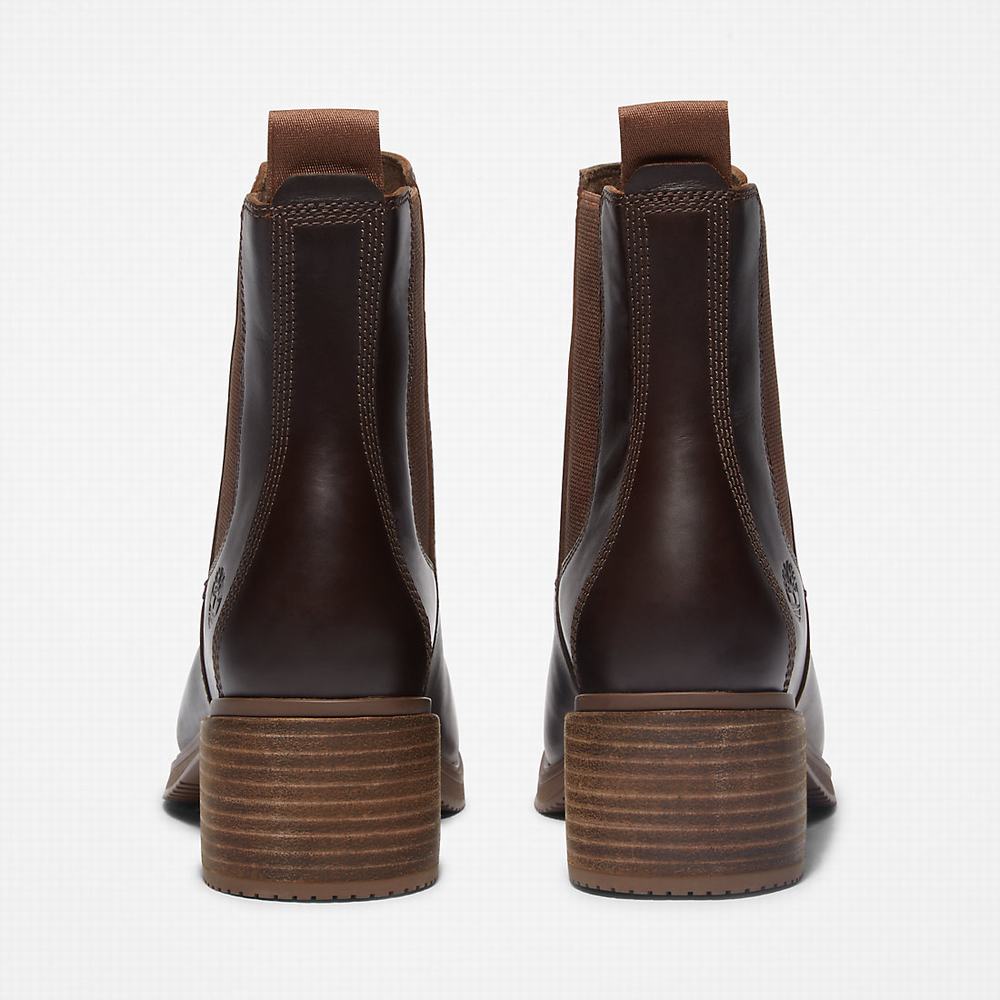 Timberland Dalston Vibe Chelsea Chelsea Bot Kadın Koyu Kahverengi | TR-2897L