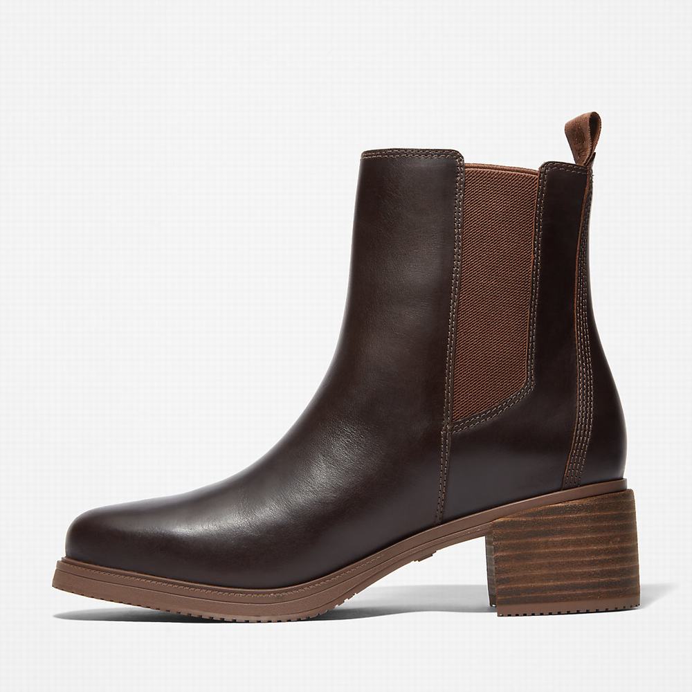 Timberland Dalston Vibe Chelsea Chelsea Bot Kadın Koyu Kahverengi | TR-2897L