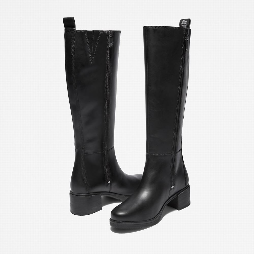 Timberland Dalston Vibe Tall Çizme Kadın Siyah | TR-9813C