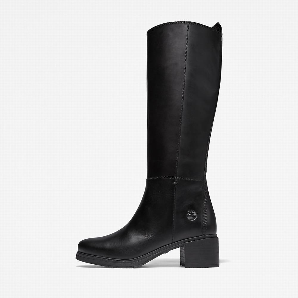 Timberland Dalston Vibe Tall Çizme Kadın Siyah | TR-9813C