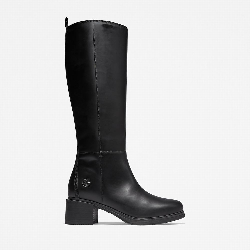 Timberland Dalston Vibe Tall Çizme Kadın Siyah | TR-9813C