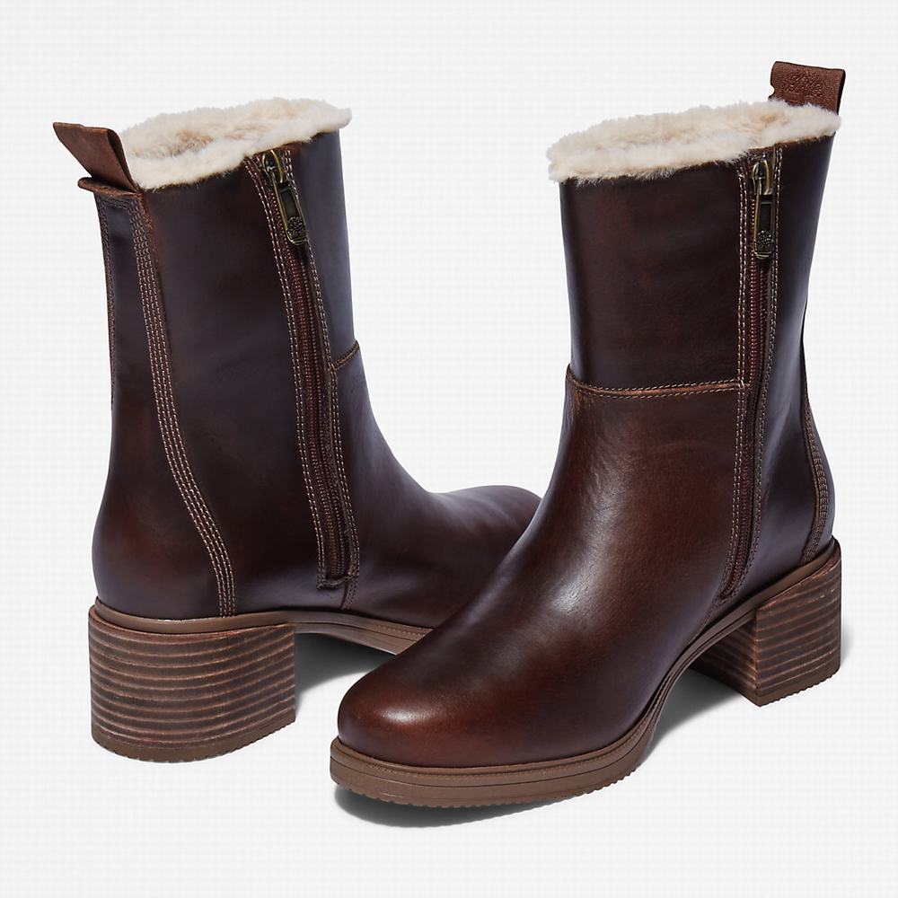 Timberland Dalston Vibe Winter Bot Kadın Kahverengi | TR-9786X