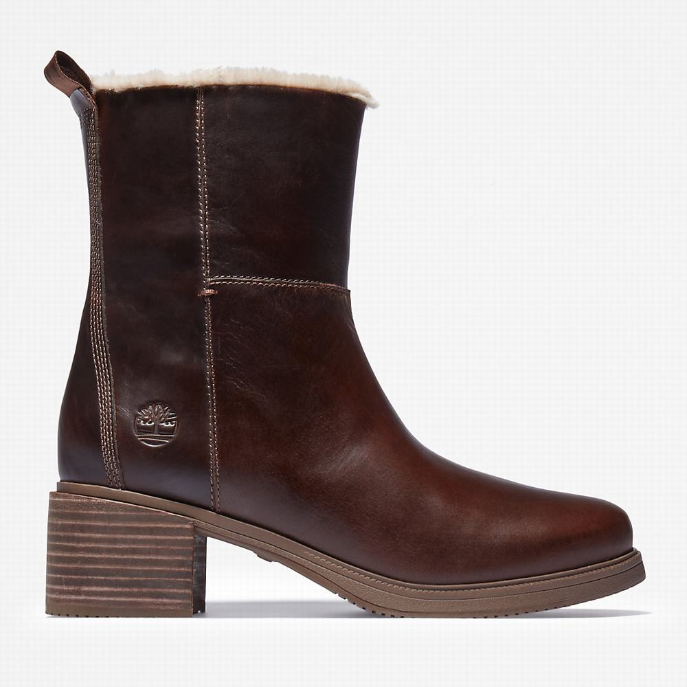 Timberland Dalston Vibe Winter Bot Kadın Kahverengi | TR-9786X