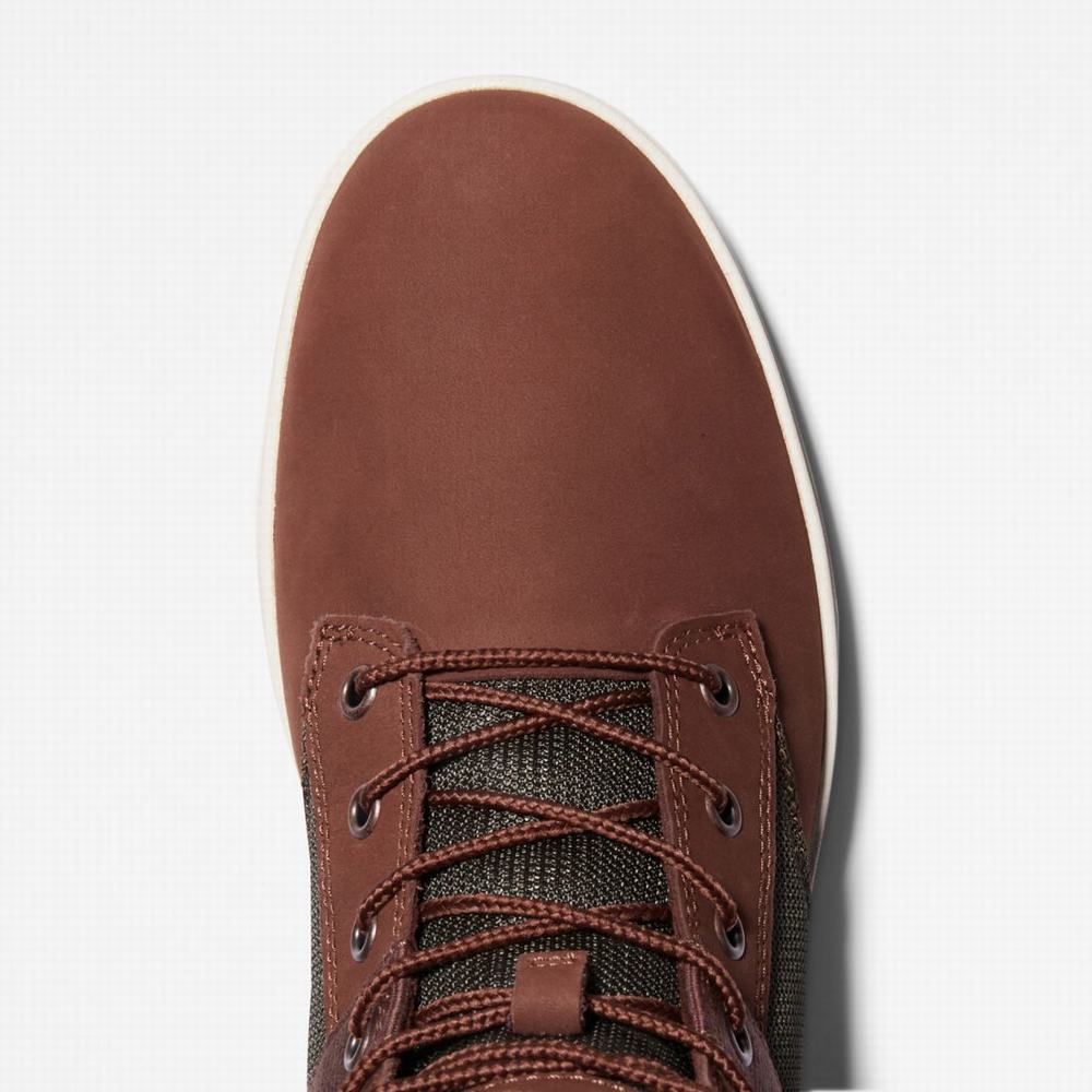 Timberland Davis Square Bot Erkek Koyu Kahverengi | TR-8930S