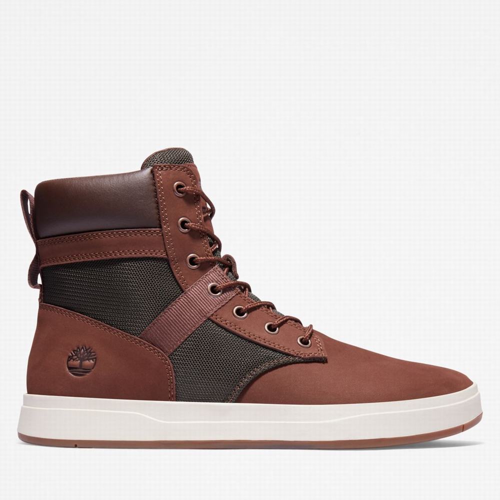 Timberland Davis Square Bot Erkek Koyu Kahverengi | TR-8930S