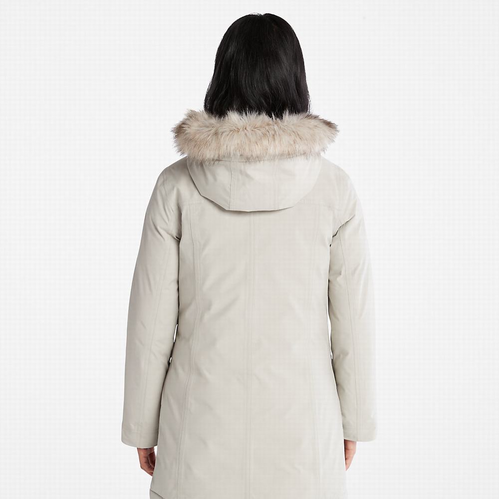 Timberland Down-Free Parka Ceketler Kadın Açık Gri | TR-4873D