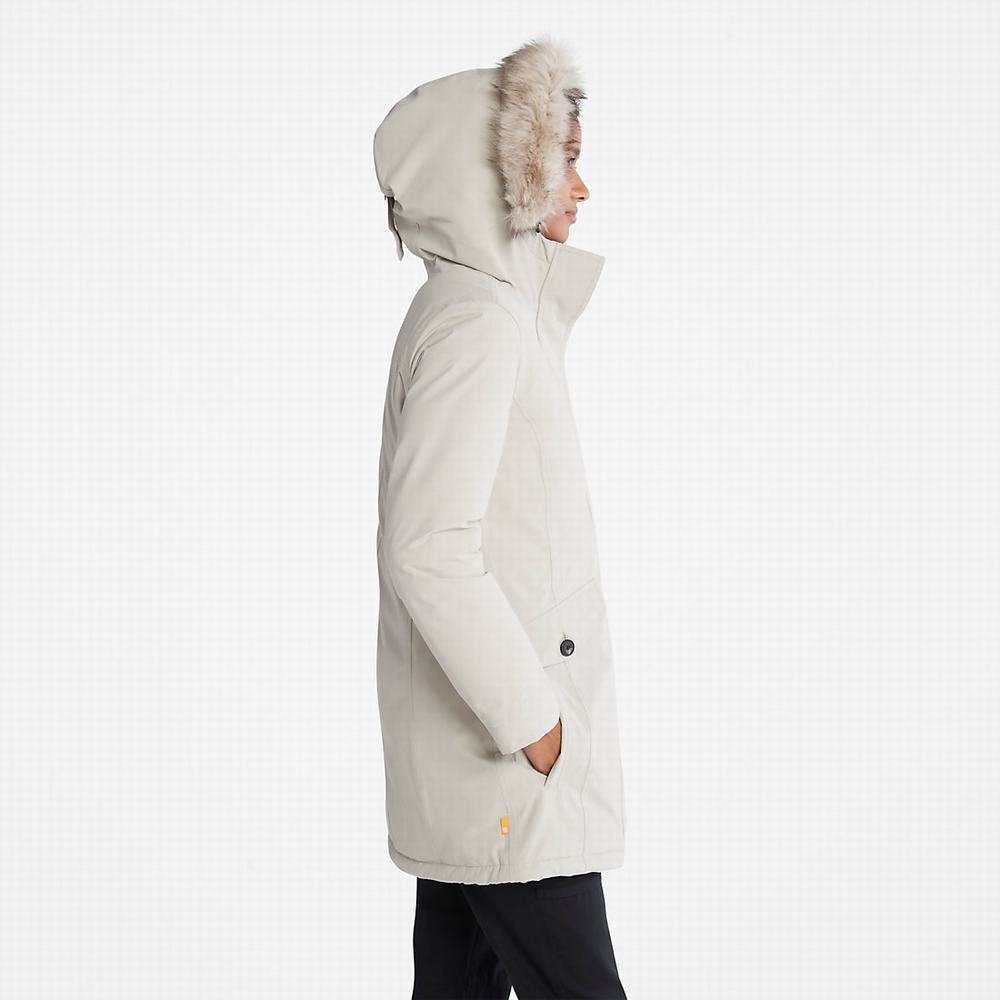 Timberland Down-Free Parka Ceketler Kadın Açık Gri | TR-4873D