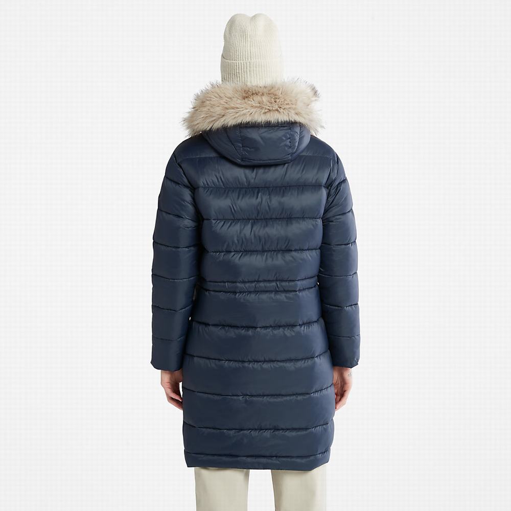 Timberland Down-Free Parka Ceketler Kadın Lacivert | TR-8157E