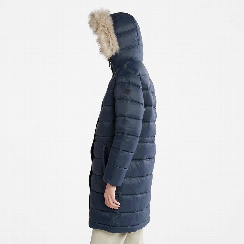 Timberland Down-Free Parka Ceketler Kadın Lacivert | TR-8157E