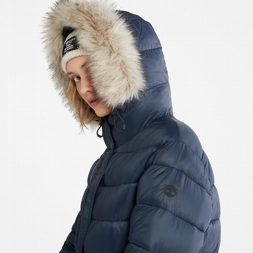 Timberland Down-Free Parka Ceketler Kadın Lacivert | TR-8157E
