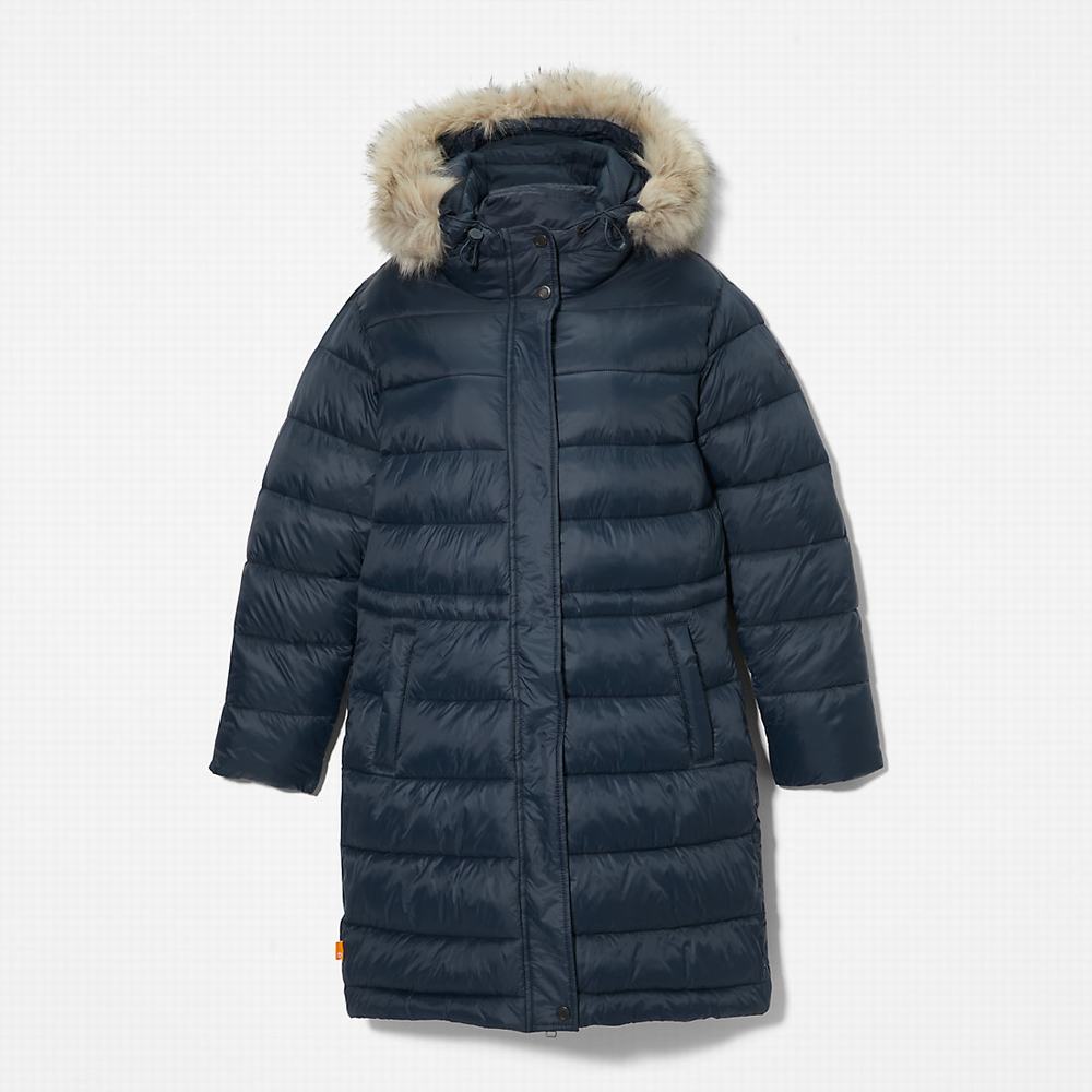 Timberland Down-Free Parka Ceketler Kadın Lacivert | TR-8157E