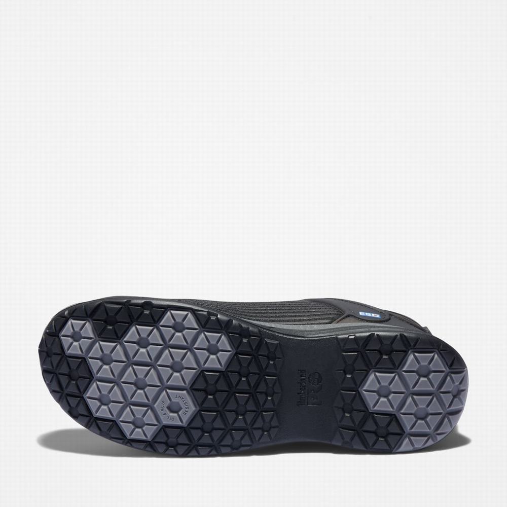 Timberland Drivetrain Composite Burunlu İş Sneaker İş Ayakkabısı Erkek Siyah Gri | TR-0954K