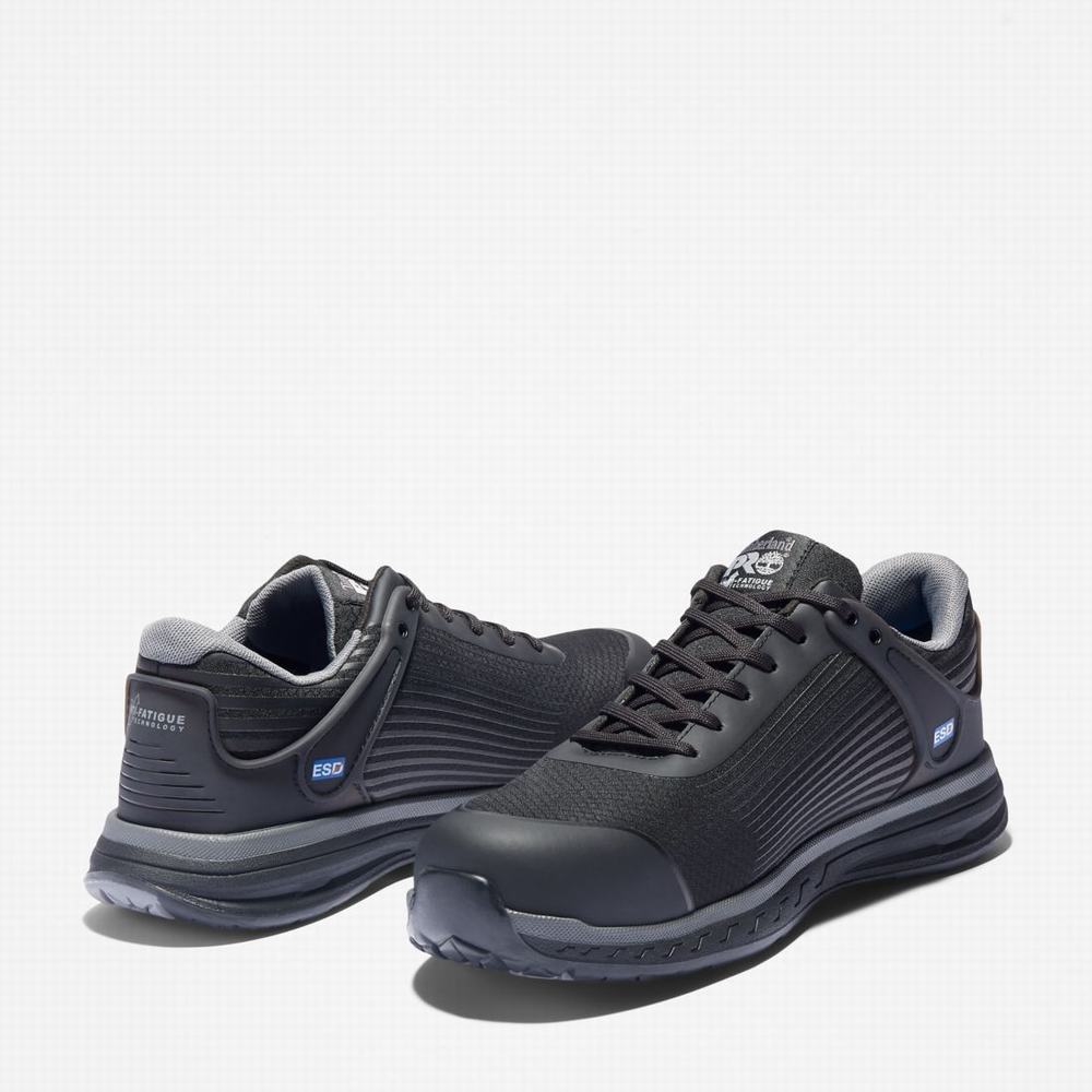 Timberland Drivetrain Composite Burunlu İş Sneaker İş Ayakkabısı Erkek Siyah Gri | TR-0954K