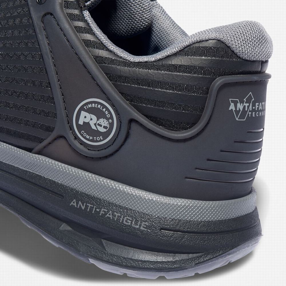 Timberland Drivetrain Composite Burunlu İş Sneaker İş Ayakkabısı Erkek Siyah Gri | TR-0954K