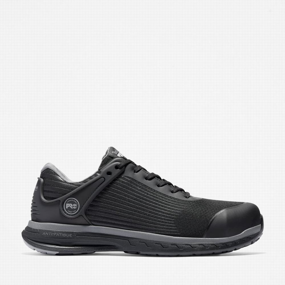Timberland Drivetrain Composite Burunlu İş Sneaker İş Ayakkabısı Erkek Siyah Gri | TR-0954K