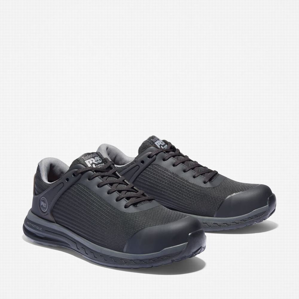 Timberland Drivetrain Composite Burunlu İş Sneaker İş Ayakkabısı Erkek Siyah Gri | TR-1965R