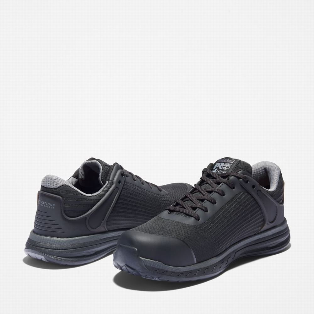 Timberland Drivetrain Composite Burunlu İş Sneaker İş Ayakkabısı Erkek Siyah Gri | TR-1965R