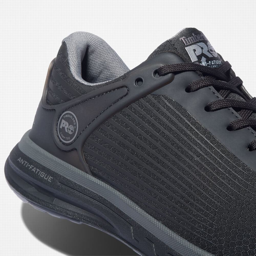 Timberland Drivetrain Composite Burunlu İş Sneaker İş Ayakkabısı Erkek Siyah Gri | TR-1965R