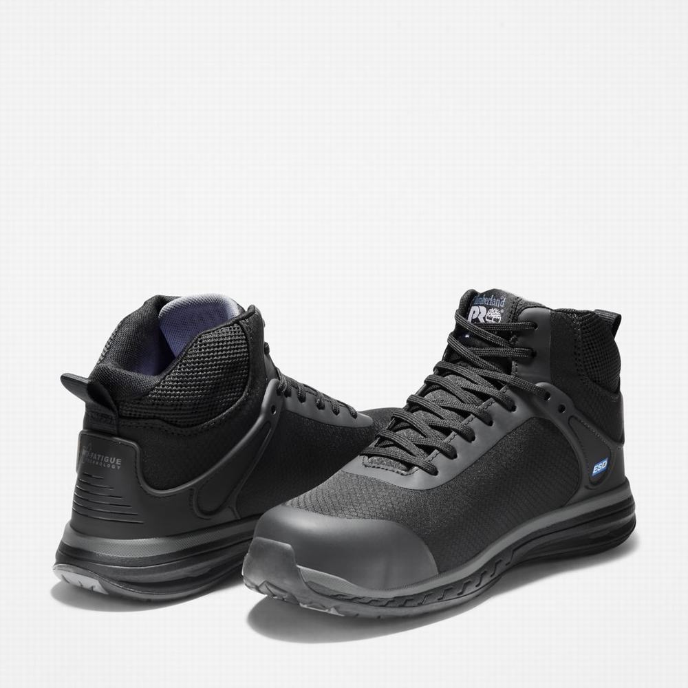Timberland Drivetrain Composite Burunlu İş Sneaker Iş Botu Erkek Siyah | TR-2469L