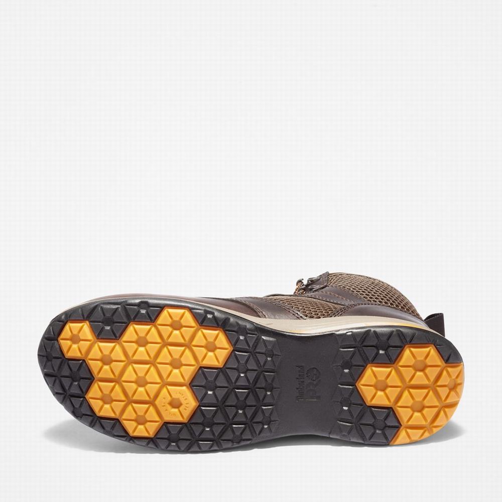Timberland Drivetrain Composite Burunlu İş Sneaker Iş Botu Erkek Koyu Kahverengi | TR-7658H