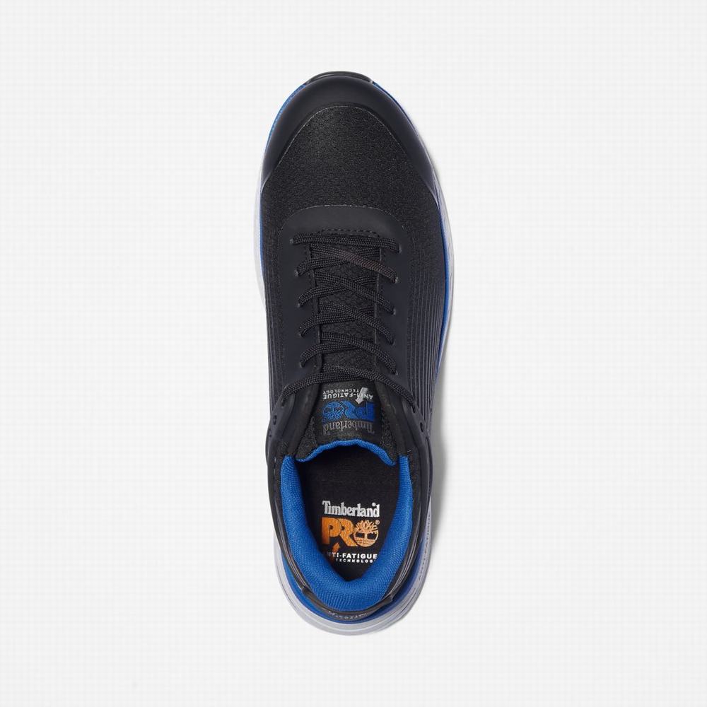 Timberland Drivetrain Composite Burunlu İş Sneaker İş Ayakkabısı Erkek Siyah Mavi | TR-9674W