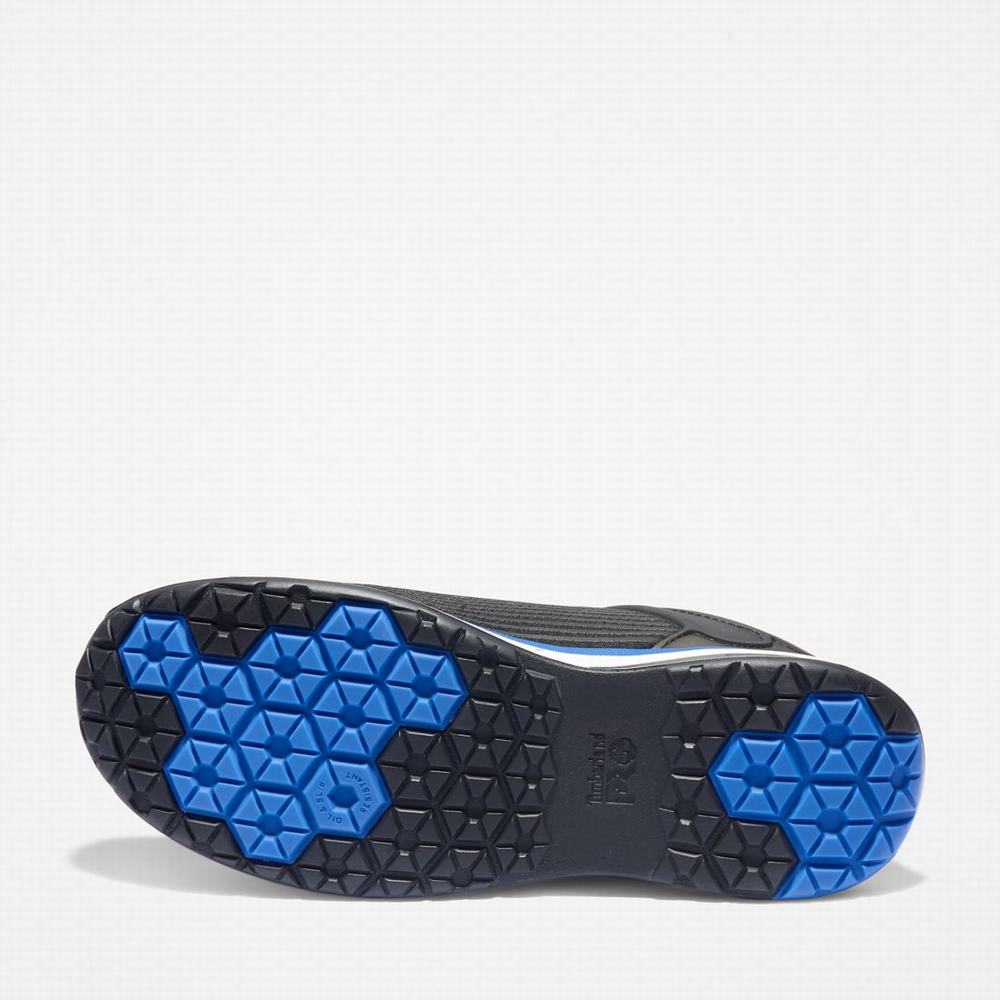 Timberland Drivetrain Composite Burunlu İş Sneaker İş Ayakkabısı Erkek Siyah Mavi | TR-9674W