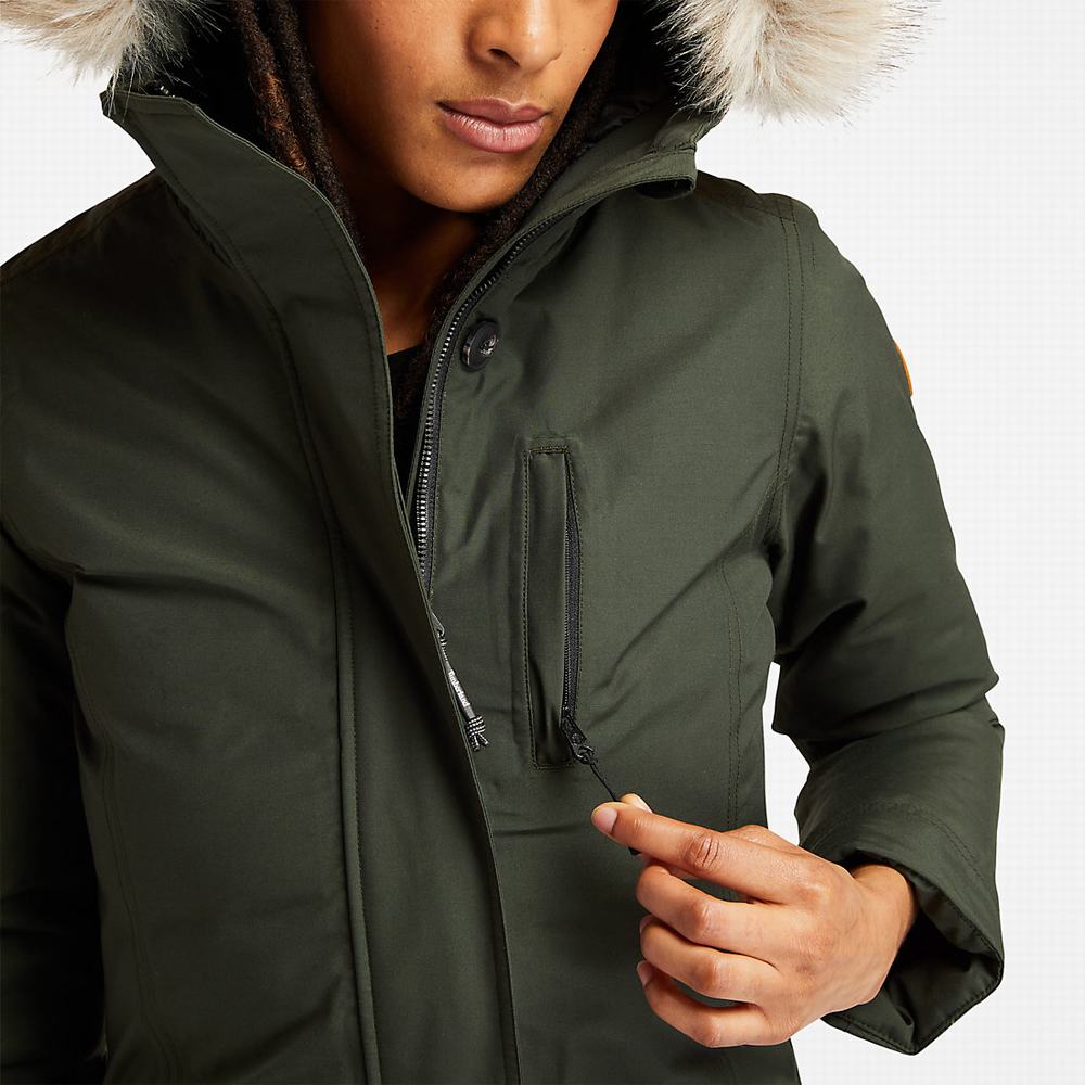 Timberland DryVent™ Waterproof Parka Ceketler Kadın Yeşil | TR-0615P