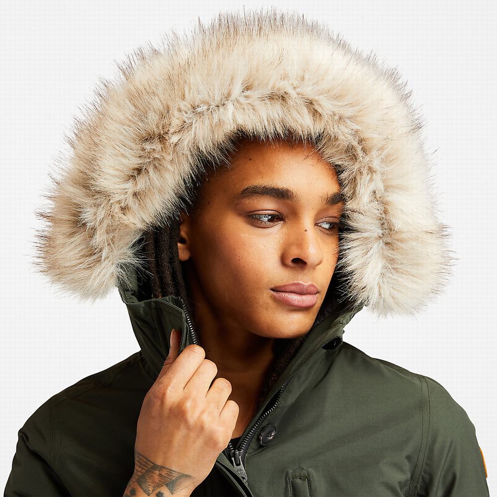 Timberland DryVent™ Waterproof Parka Ceketler Kadın Yeşil | TR-0615P