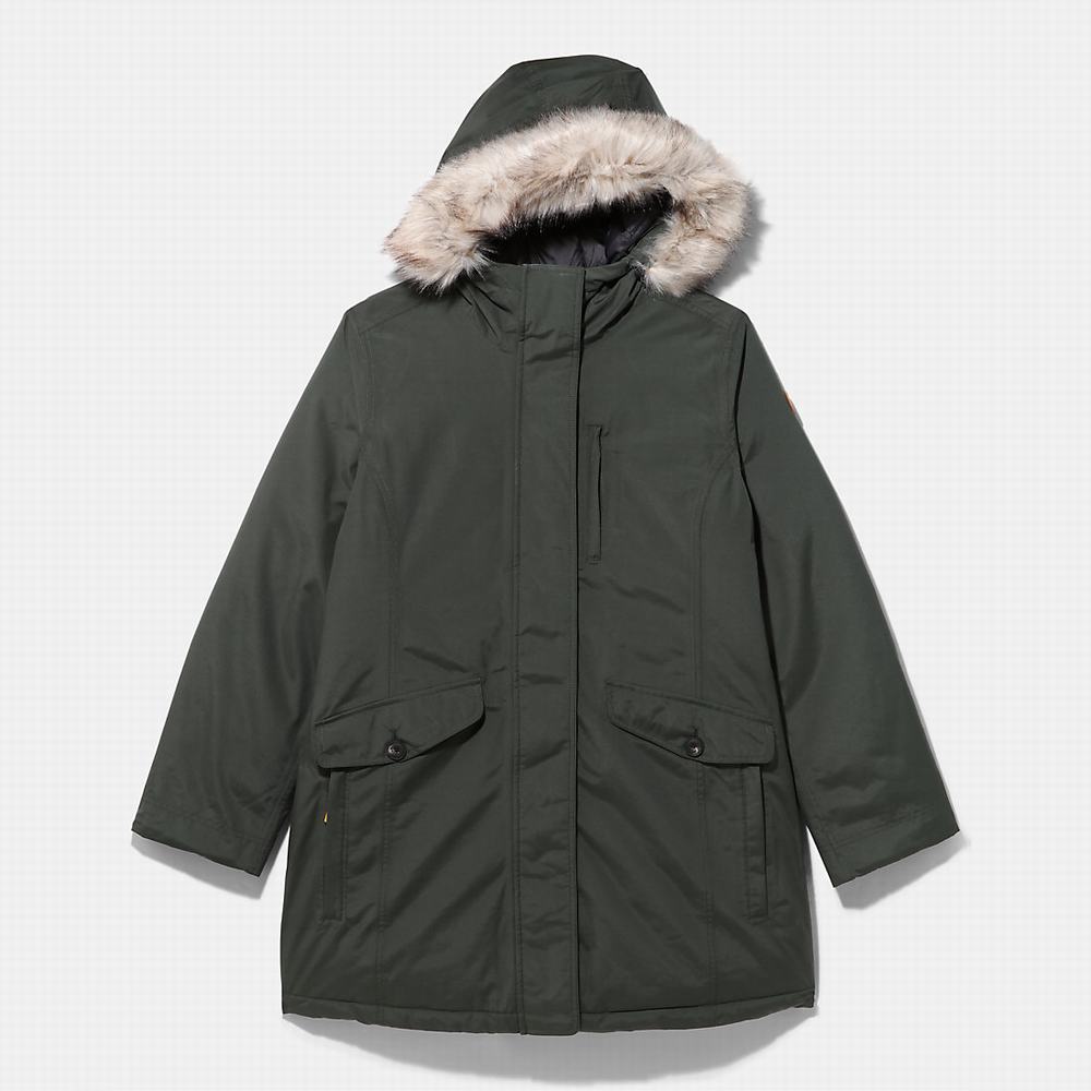 Timberland DryVent™ Waterproof Parka Ceketler Kadın Yeşil | TR-0615P
