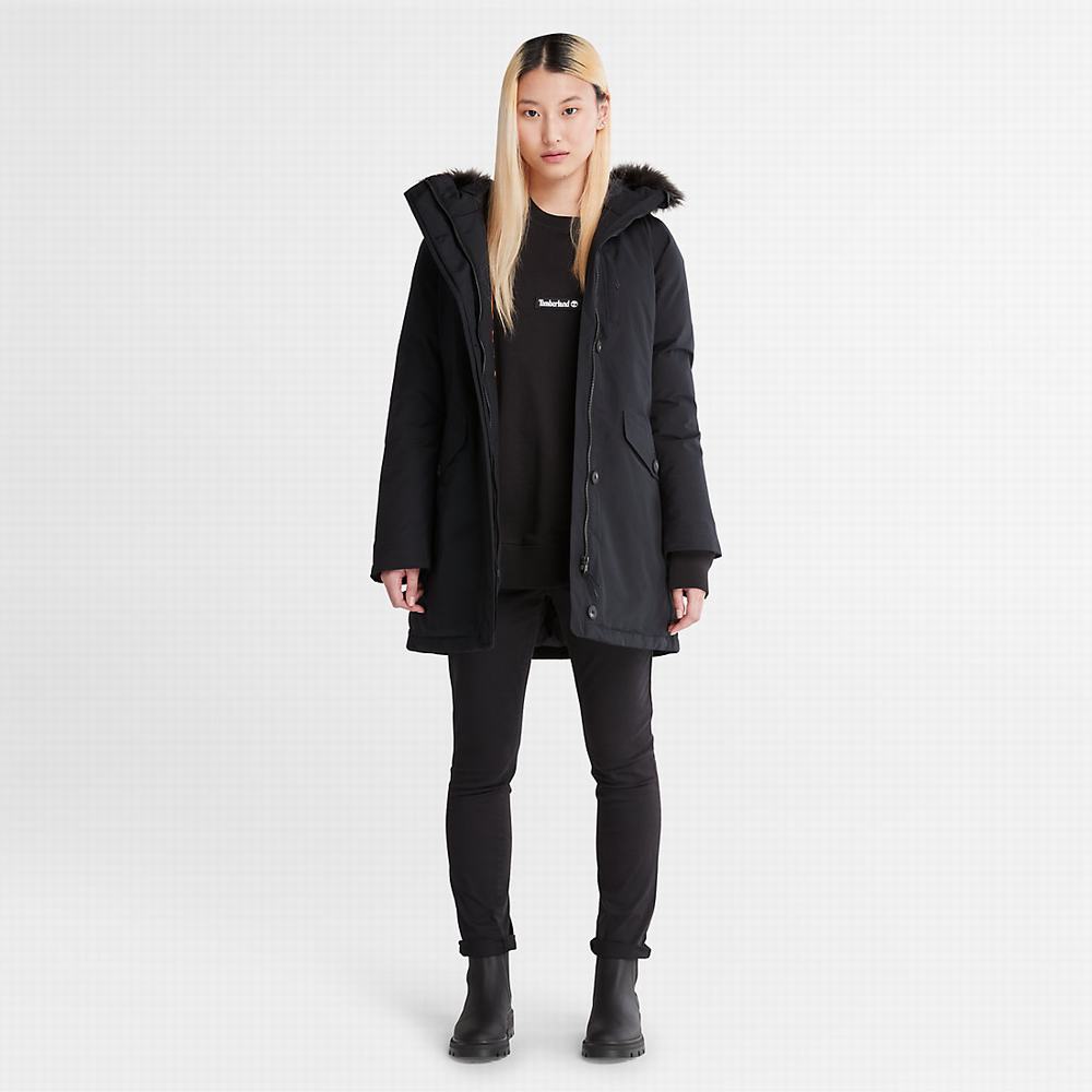 Timberland DryVent™ Waterproof Parka Ceketler Kadın Siyah | TR-9270U