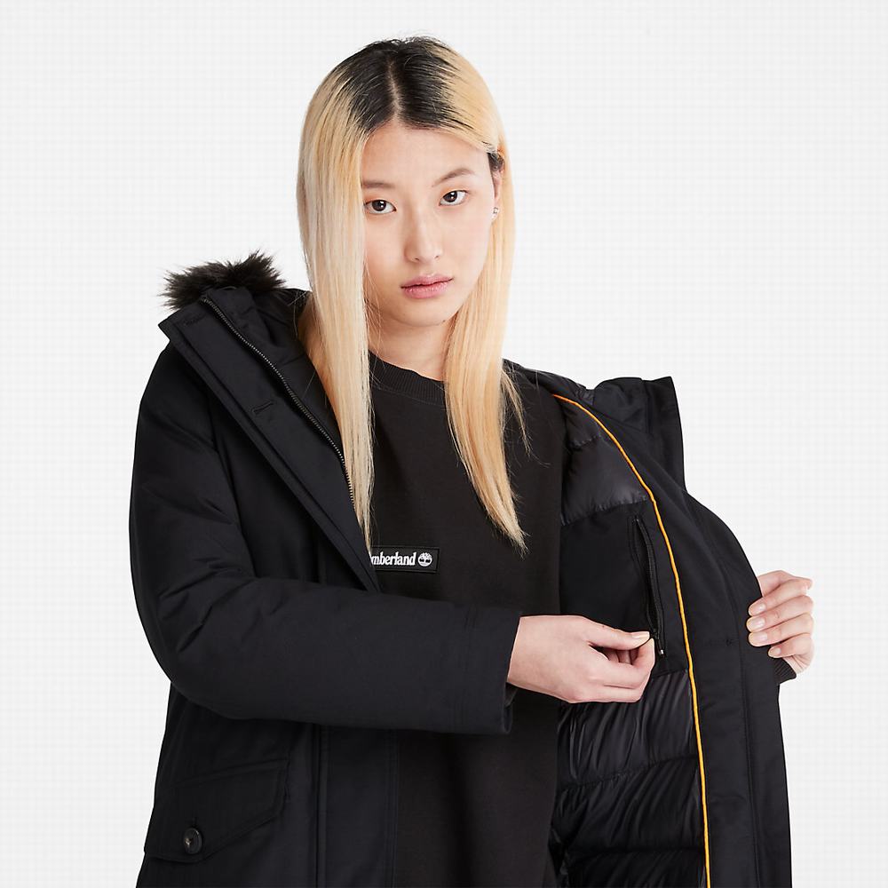 Timberland DryVent™ Waterproof Parka Ceketler Kadın Siyah | TR-9270U