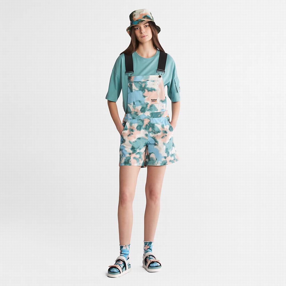 Timberland Dungaree Şort Kadın Yeşil | TR-6182A