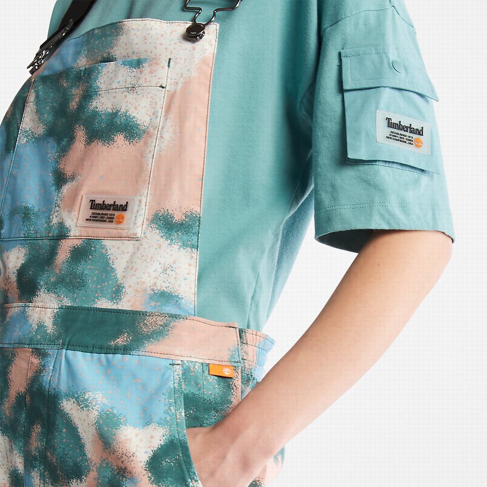 Timberland Dungaree Şort Kadın Yeşil | TR-6182A