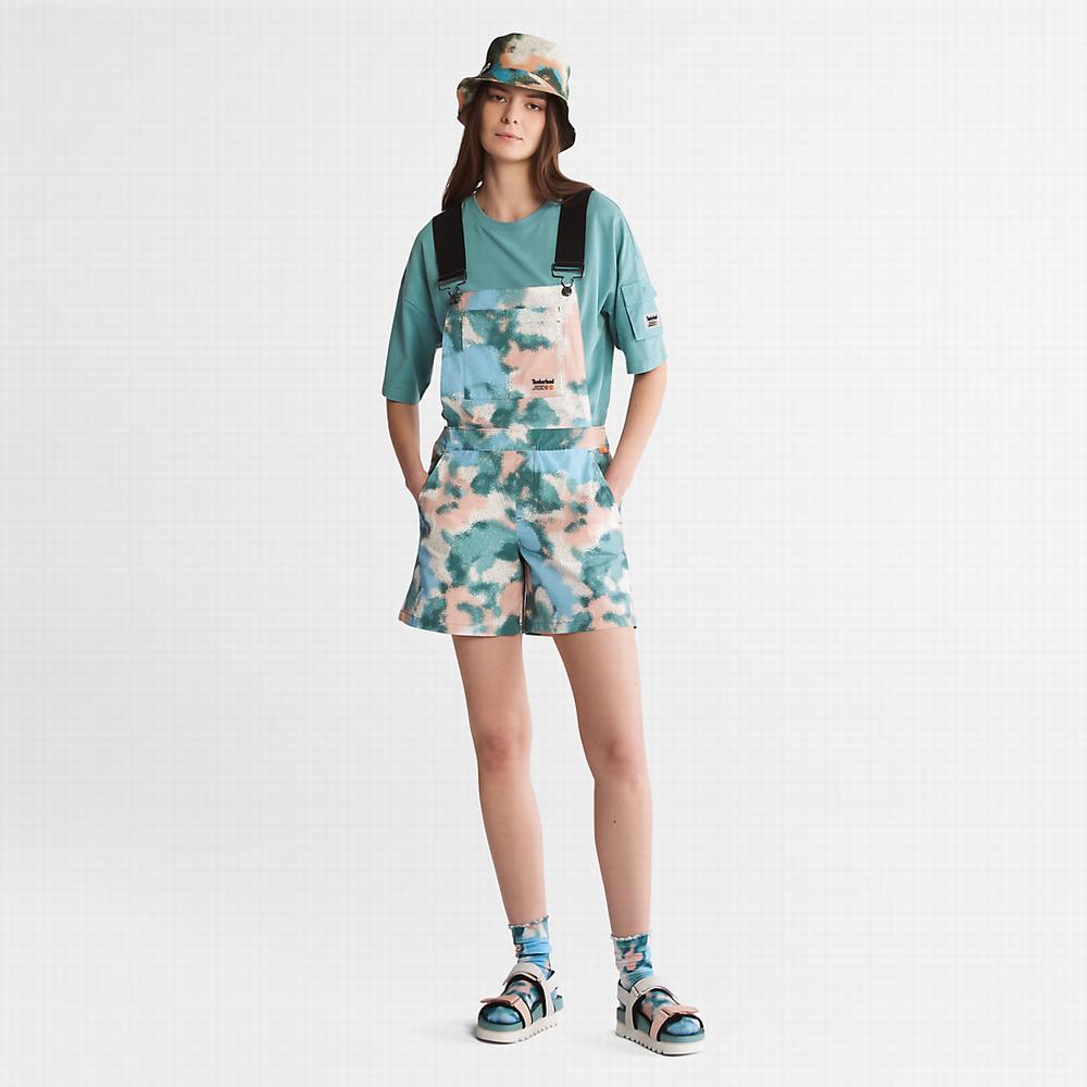 Timberland Dungaree Şort Kadın Yeşil | TR-6182A
