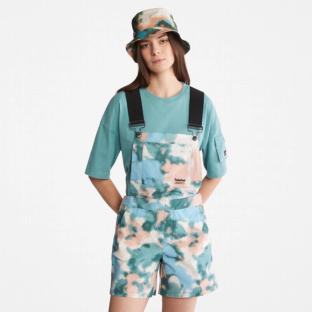 Timberland Dungaree Şort Kadın Yeşil | TR-6182A