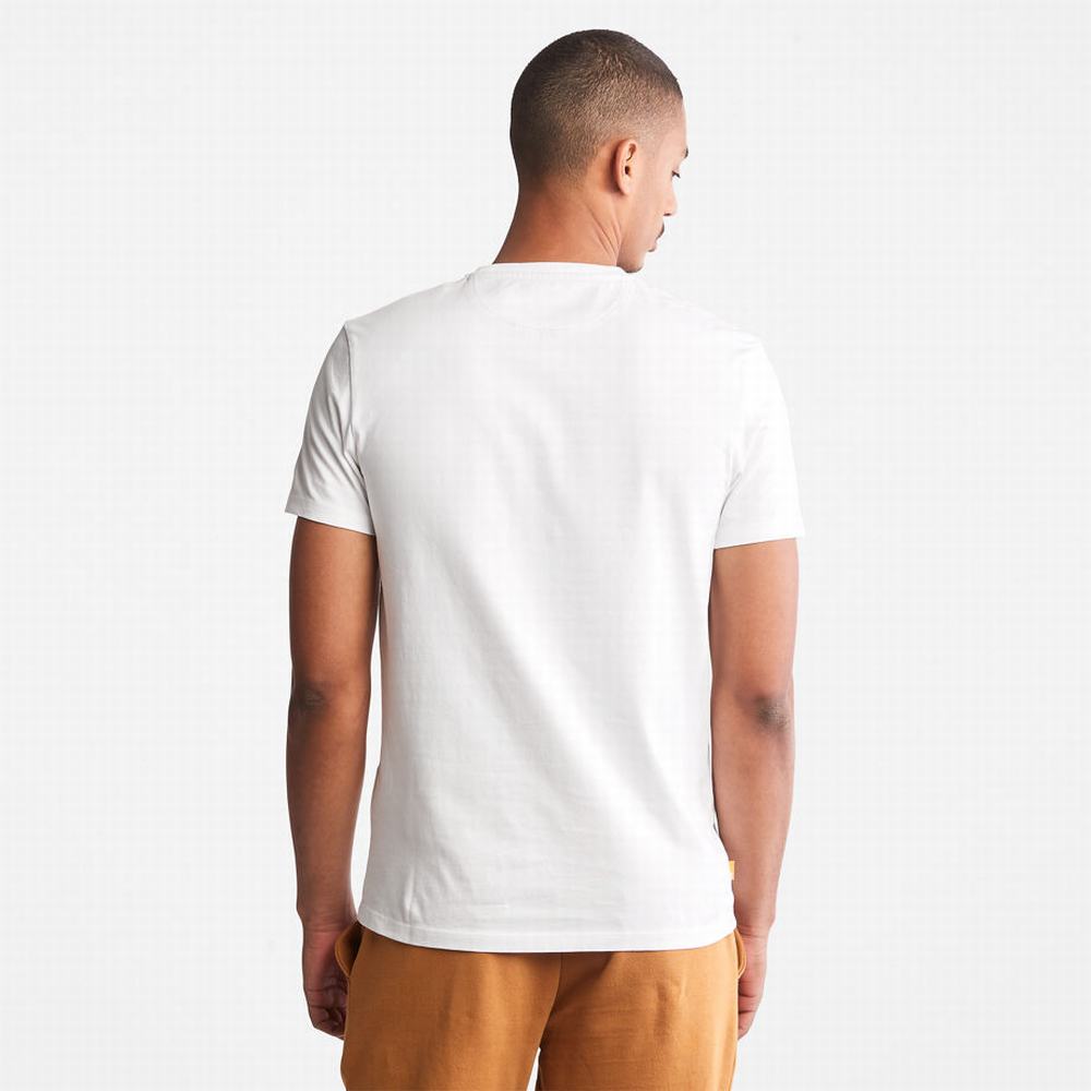 Timberland Dunstan River Crew Tee Tişört Erkek Beyaz | TR-1035H