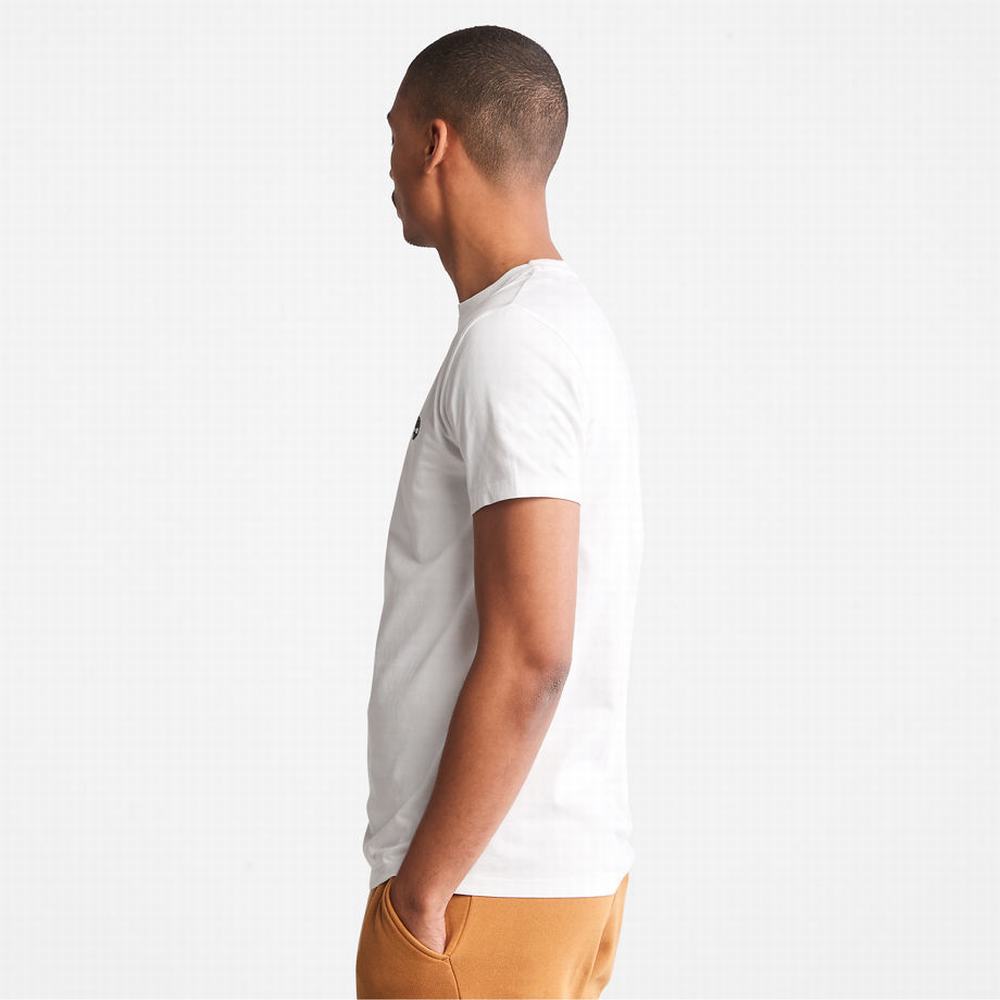 Timberland Dunstan River Crew Tee Tişört Erkek Beyaz | TR-1035H