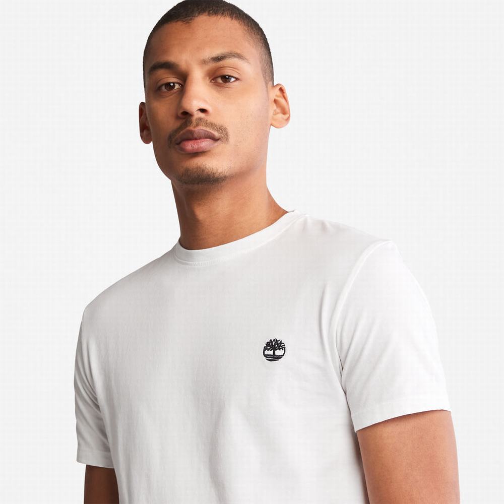 Timberland Dunstan River Crew Tee Tişört Erkek Beyaz | TR-1035H