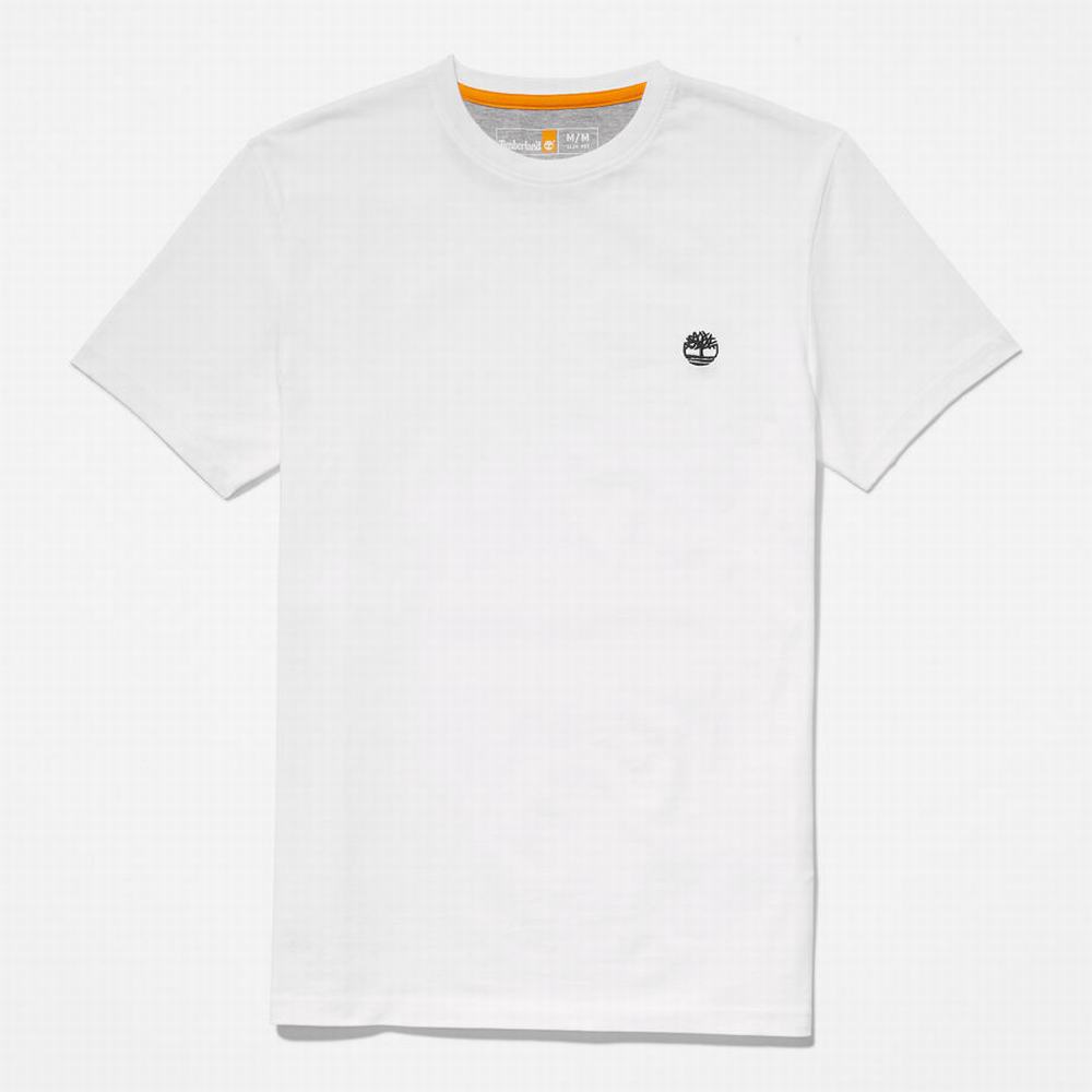 Timberland Dunstan River Crew Tee Tişört Erkek Beyaz | TR-1035H