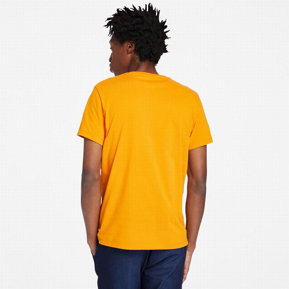 Timberland Dunstan River Crew Tee Tişört Erkek Turuncu | TR-7203F