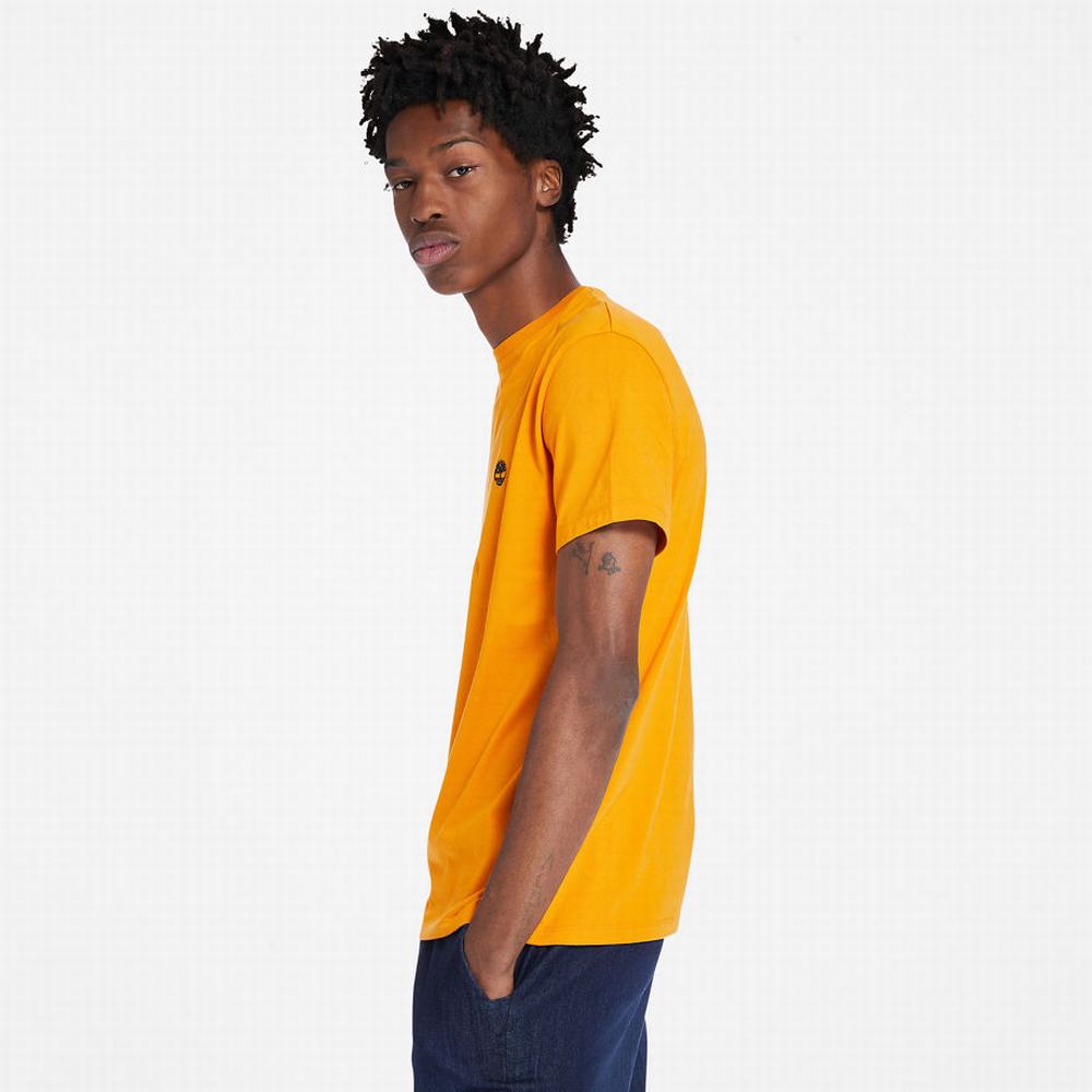 Timberland Dunstan River Crew Tee Tişört Erkek Turuncu | TR-7203F